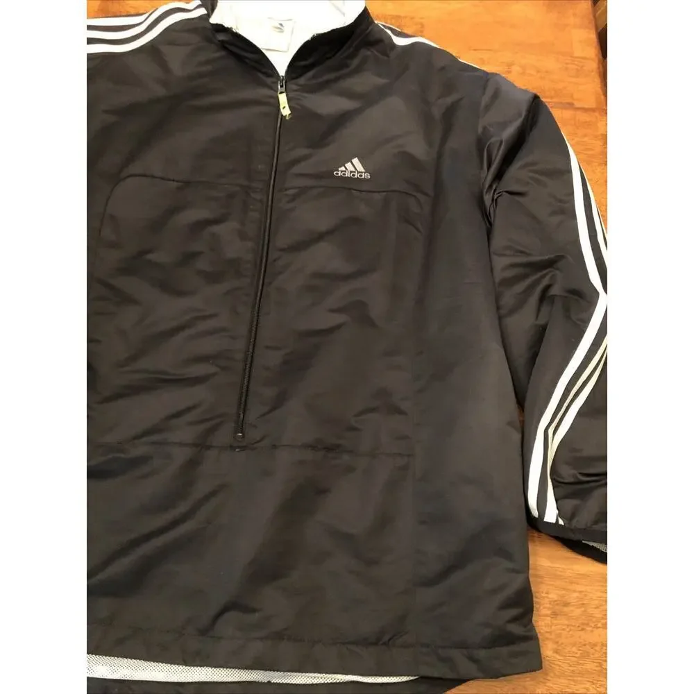 Vintage Adidas Jacket Size XL 1990’s 3/4 Zip Athletic Streetwear